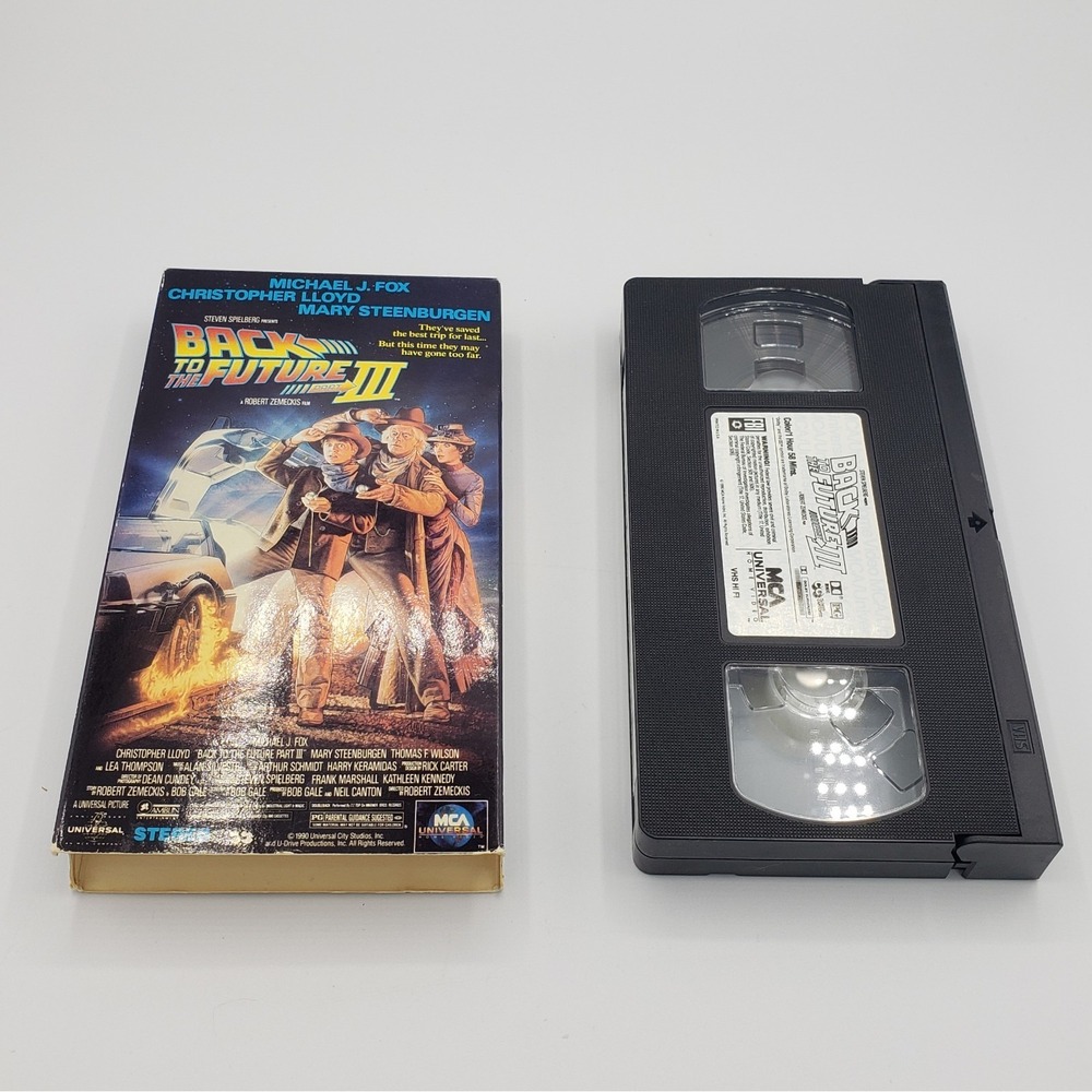 Back‎ to the Future Part III (VHS, 1990) Michael J. Fox, Christopher Lloyd